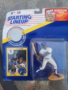 Starting Lineup Bo Jackson Kansas City Royals Figure - White & Blue